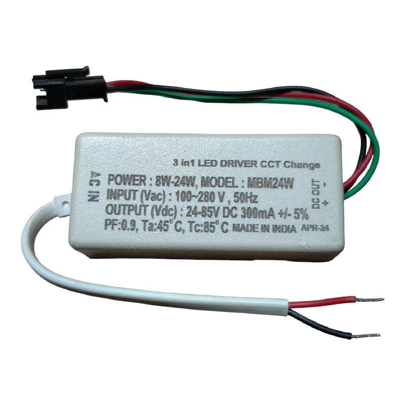 8-24W CCT 3in1 Driver