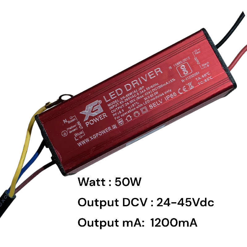 50W @ 1200mA